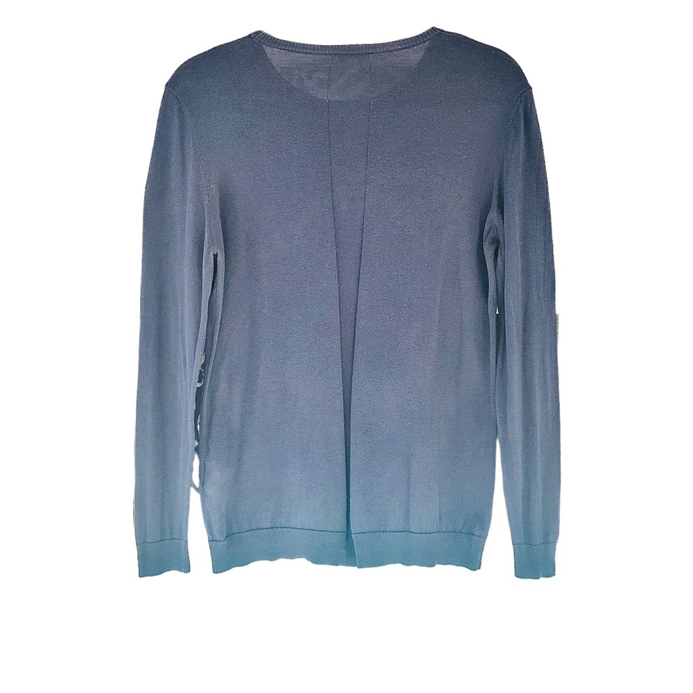 Cuyana silk cashmere blend lightweight navy sweater - Picture 5 of 5